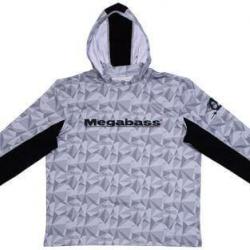 Sweat Game Hoodie White - MEGABASS L