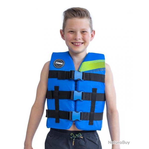 Gilet de sauvetage nylon enfant bleu