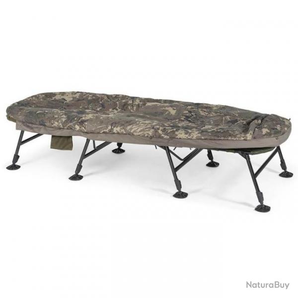 Bedchair Indulgence HD40 Sleep System Camo Emperor 8 Legs - NASH