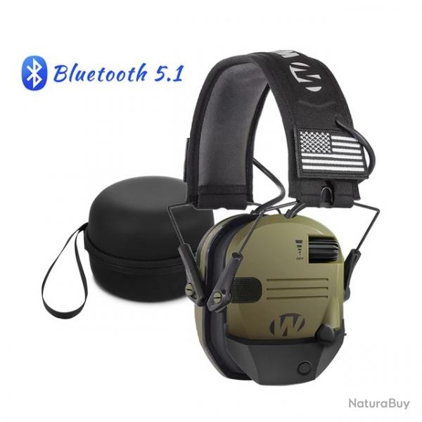 Casque anti-bruit lectronique Walker's Razor Bluetooth - Protection pour tireurs sportif