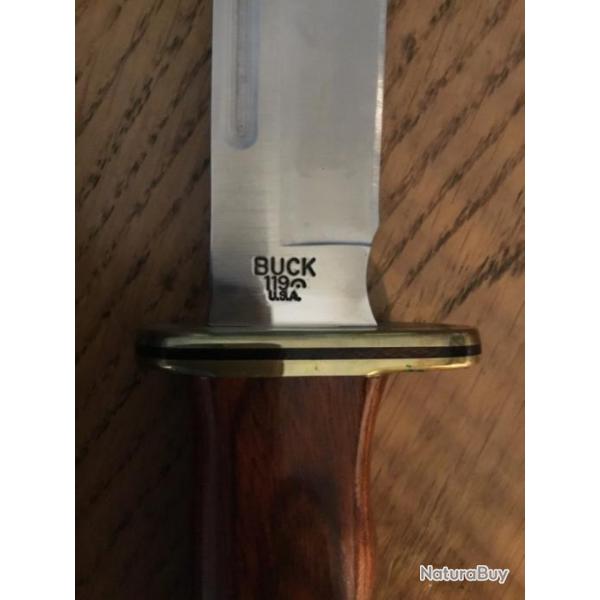 Couteau Buck 119 neuf de 2013 jamais port ni utilis .