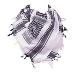 Keffieh foulard Palestinien (Couleur Noir/Blanc)