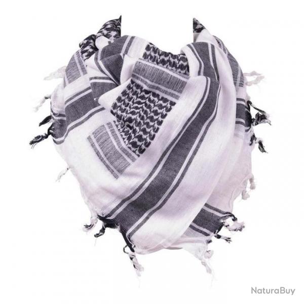 Keffieh foulard Palestinien (Couleur Noir/Blanc)
