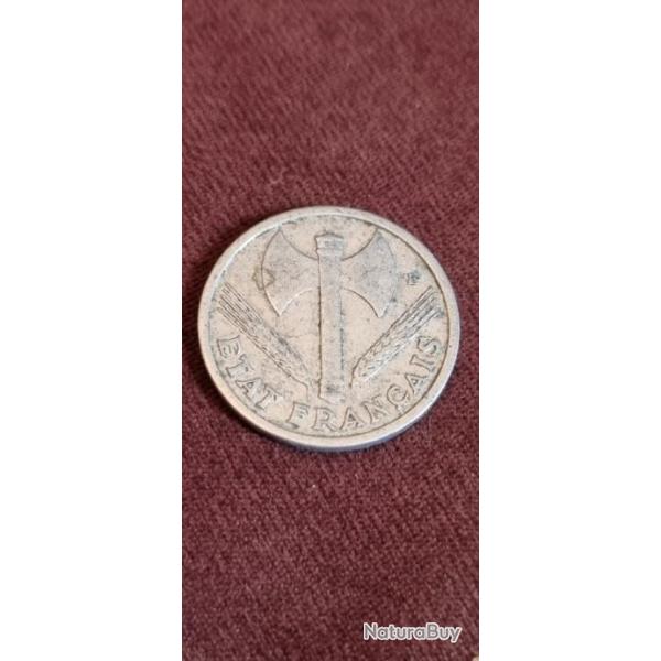 Rare pice de 1 franc 1943 enchre  1 euro