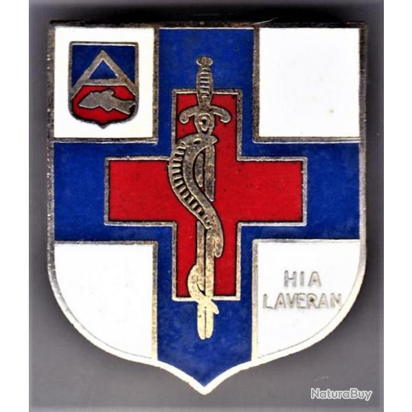 HIA Laveran. Hpital d'Instruction des Armes Laveran. mail grand feu. 32 X 36 mm. manque 1 anneau.