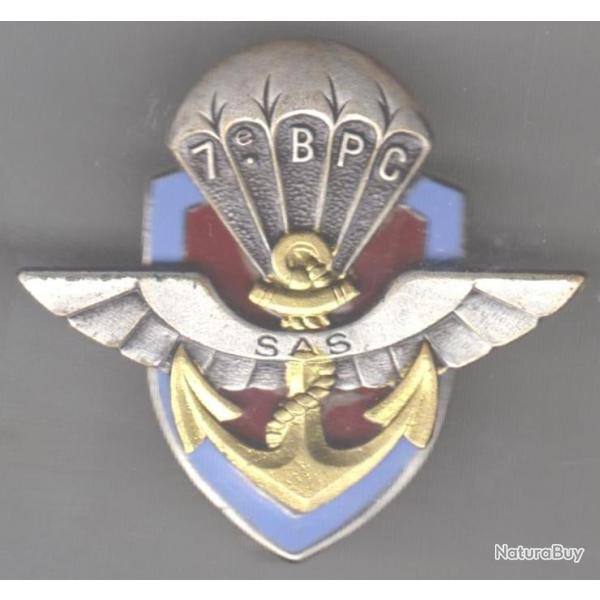 7 BPC. 7 Bataillon de Parachutistes Coloniaux. mail grand feu. Drago.772. 1 bolro  rebord ourl