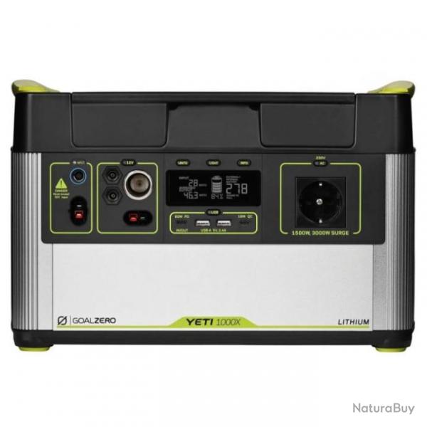 Batterie centrale Goal Zro Lithium portable Yeti 1000X - Gris