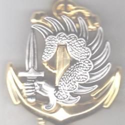 TAP/ TdM. Troupes Aéroportées/ Troupes d'Infanterie de Marine. Insigne de béret. SM.1535.