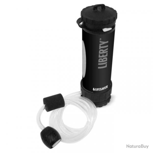 Bouteille purificateur d'eau Lifesaver Liberty - Noir