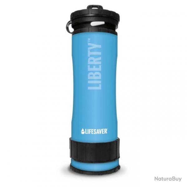 Bouteille purificateur d'eau Lifesaver Liberty - Bleu