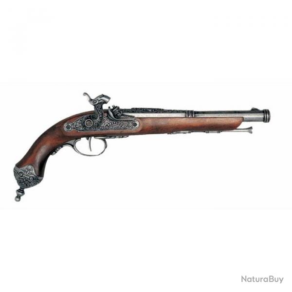 Rplique dcorative Denix D'une paire de pistolets de duel Italien  poudre noire