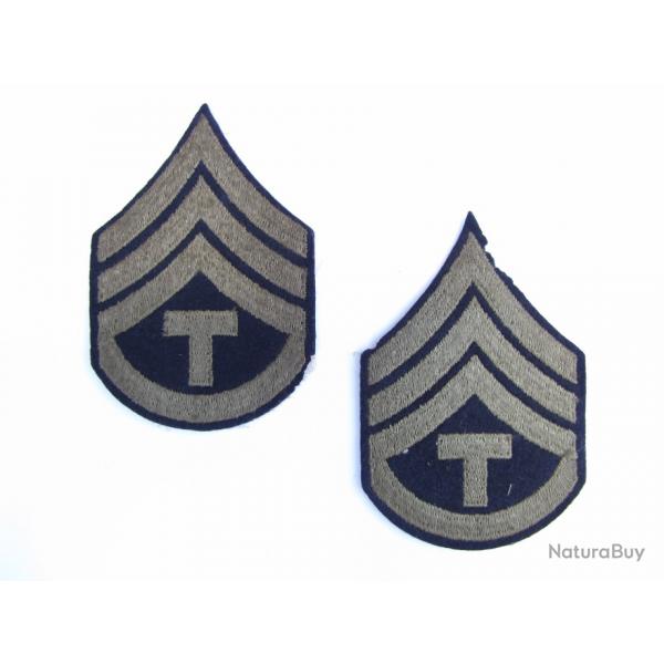 PAIRE DE GRADE DE STAFF SERGEANT US