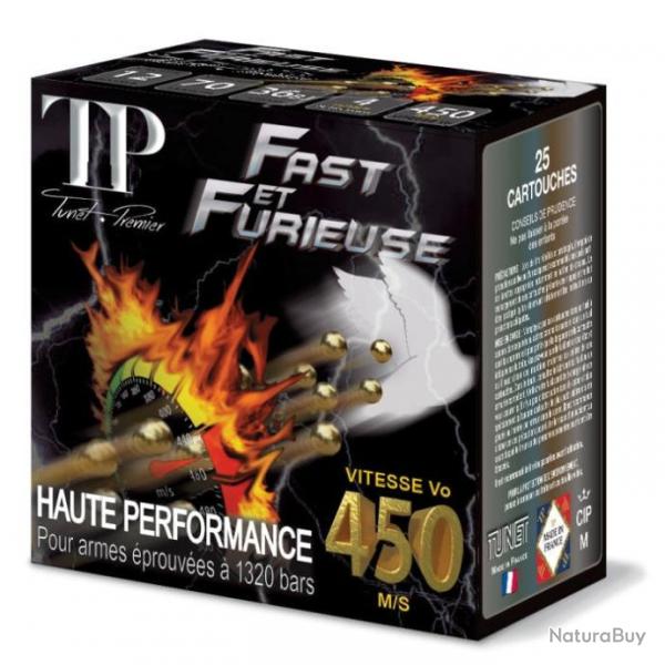 Cartouches Tunet Fast et furieuse HP Cal. 12/70 - Dor 4 / Par 1