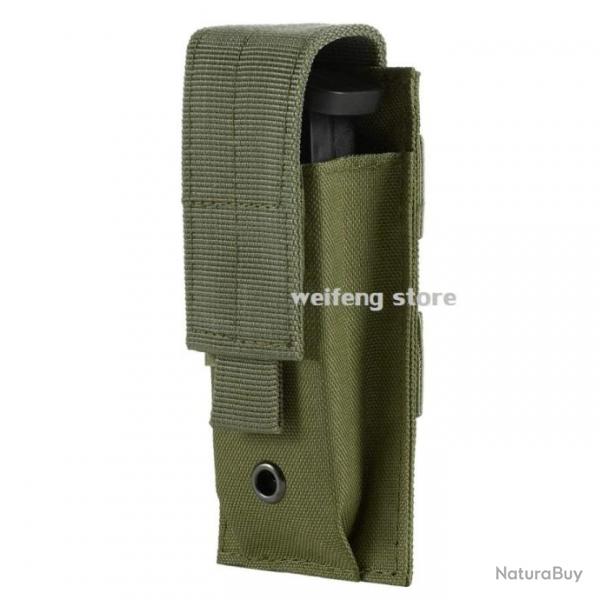 Pochette Simple Molle Chargeur/Lampe/Couteau Vert  - LIVRAISON GRATUITE !!