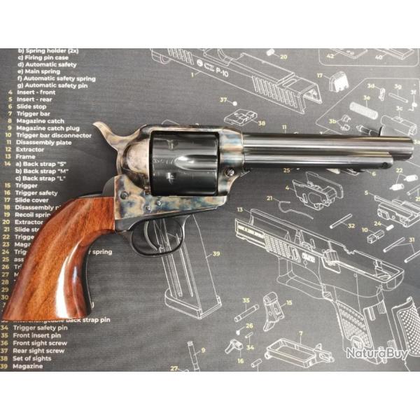 Revolver UBERTI Mod. 1873 - Calibre 357 magnum - Boitier jasp - Canon 5.5" (Occasion excellent tat