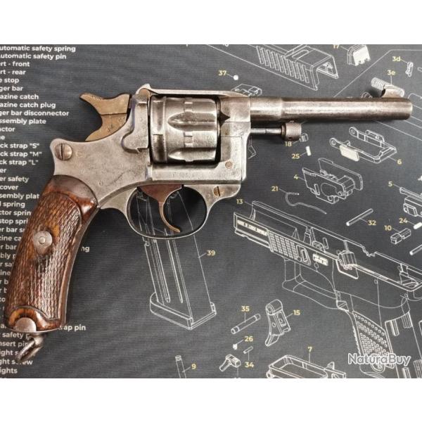 Revolver modle 1892 - Calibre 8mm Lebel - Saint-Etienne 1895 (Occasion)