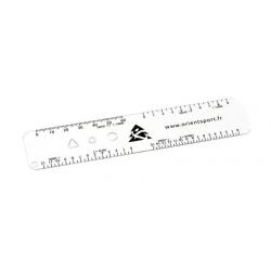 REGLE DE TRACAGE 4 UNITES DE MESURE