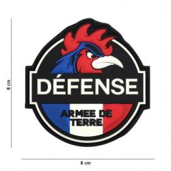 Patch 3D PVC Defense Armée de Terre | 101 Inc (0001 5091)