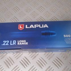 Cartouches Lapua Long Range 22LR, Pack de 500 cartouches
