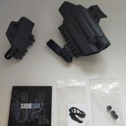 Holster Inside T-Rex Arms Sidecar 2.0 pour Glock 17gen5 avec lampe TLR 1 HL