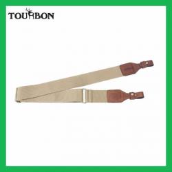 Tourbon, ceinture en cuir marron avec boucle en laiton 86-129CM