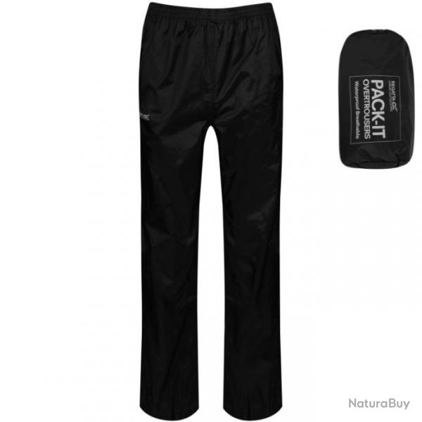 Surpantalon Regatta Pack It Overtrousers noir