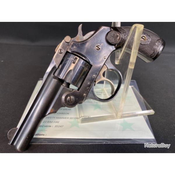 revolver iver and jhonson 7 coups 22 lr proche du neuf