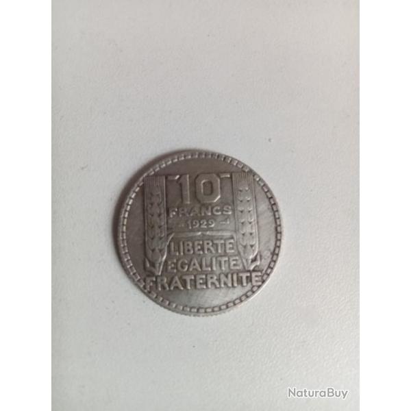 pice de 10 francs turin argent de 1929