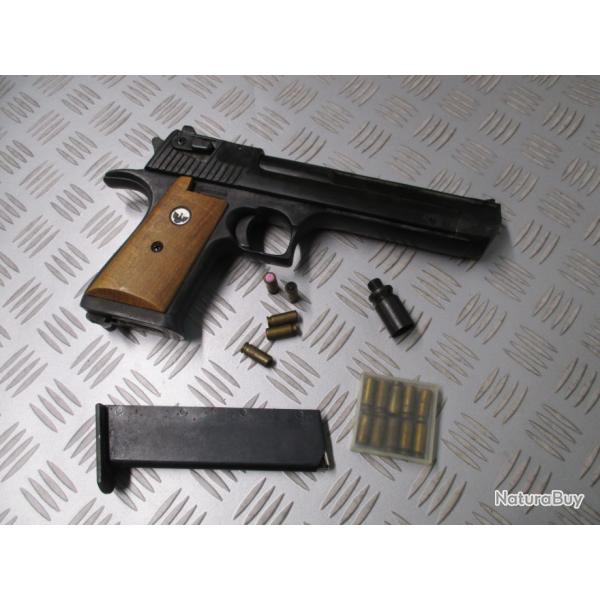 Pistolet d'alarme et de Starter de type IMI Desert Eagle, cal 8mm,  1 euro sans prix de rserve!!!