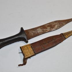 Dague / Couteau / Poignard Africain / Touareg Ethnique Tribu Tchad Couteau  Sud Soudan Congol Niger