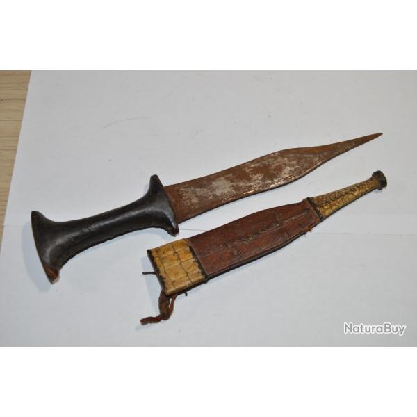 Dague / Couteau / Poignard Africain / Touareg Ethnique Tribu Tchad Couteau  Sud Soudan Congol Niger