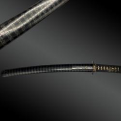 Sabre court Japonais, Wakizashi Japon, XIXème Siècle, Période Edo (1603-1868)