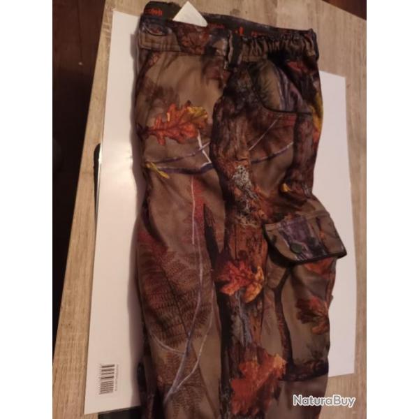 Vtements chasse pantalon camouflage t percussion t 50