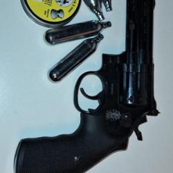 RARE Revolver à plomb 4.5mm CO2 UMAREX  SMITH & WESSON Mod 586 CANON 4 POUCES