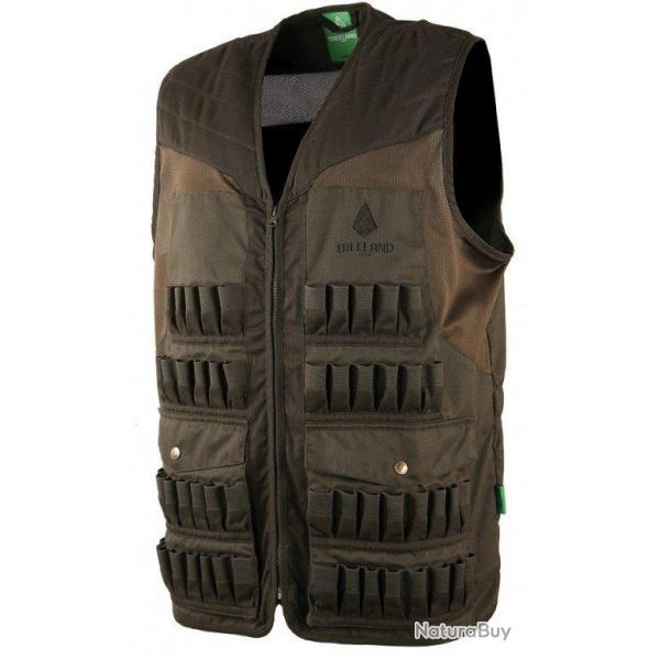 Gilet de chasse multitubes kaki TREELAND-S