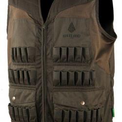 Gilet de chasse multitubes kaki TREELAND