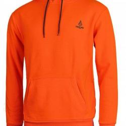 Sweat polaire à capuche orange TREELAND
