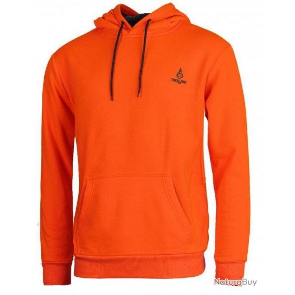 Sweat polaire  capuche orange TREELAND