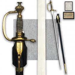 RARISSIME & TRES BELLE ÉPÉE / SABRE PRUSSIEN, XIX, KAISER, CARL EICKHORN SOLINGEN, ORIGINAL
