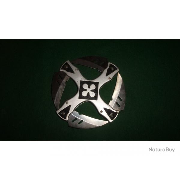 Dague Circulaire Ninja Shuriken, 4 lames