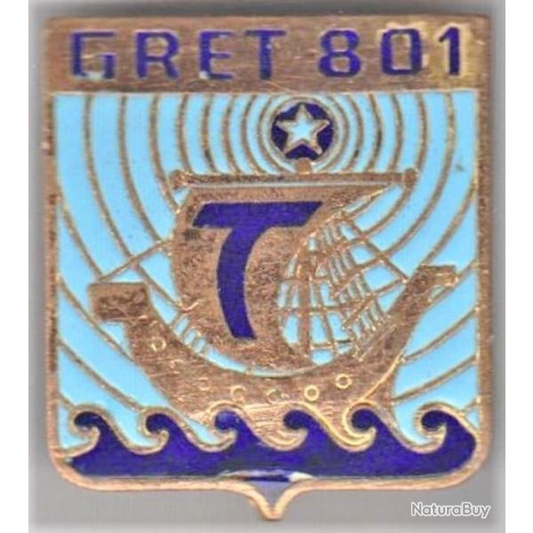 GRET 801. Groupe Rgional d'Exploitation des Transmissions 801. mail grand feu. D.968.