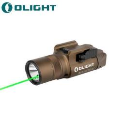 Promotion ! - Lampe Torche Olight BALDR Pro R TAN - 1350 Lumens - Laser Vert