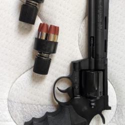 Colt python 357 Revolver co2 de la marque asg avec un peu d'usure, fonctionnent et préscision .ok