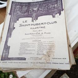 Lot de journaux saint Hubert 1920 22. Objet de collection