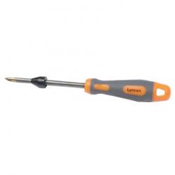 Lyman - Flash Hole Uniforming Tool - Alésoir, Outil fraise pour trous d'évent. Réf 7777760