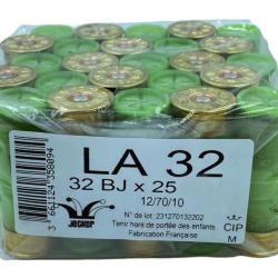 BOITE DE 25 CARTOUCHES JOCKER LA32 32G BOURRE JUPE CAL.12/70 PLOMB 7 1/2