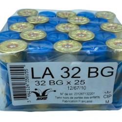 BOITE DE 25 CARTOUCHES JOCKER LA32 32G BOURRE GRASSE CAL.12/70 PLOMB 7