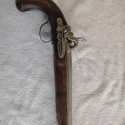 Pistolet platine à la miquelet XIXe