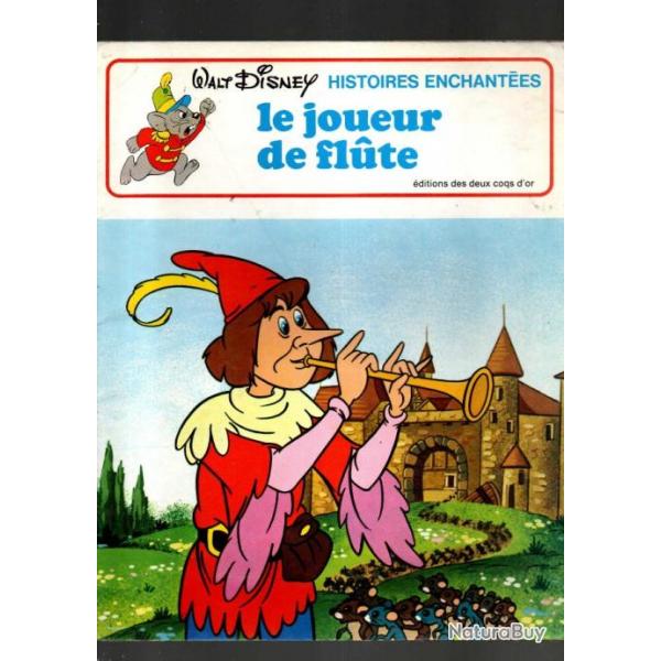 le joueur de flute walt disney deux coqs d'or , enfantina vintage