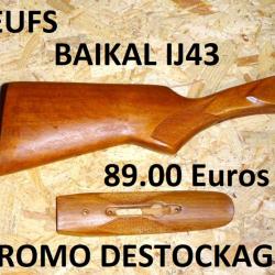 crosse NEUVE + devant fusil BAIKAL IJ43 à 89.00 e.!! IJ 43 MP43 MP 43 - VENDU PAR JEPERCUTE (b12079)
